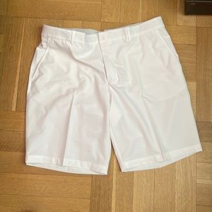 Nike White Dri-Fit Golf Shorts size 42